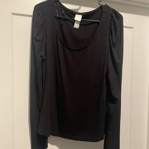 H&M long sleeve blouse